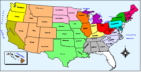 Map of D&L Sales Area